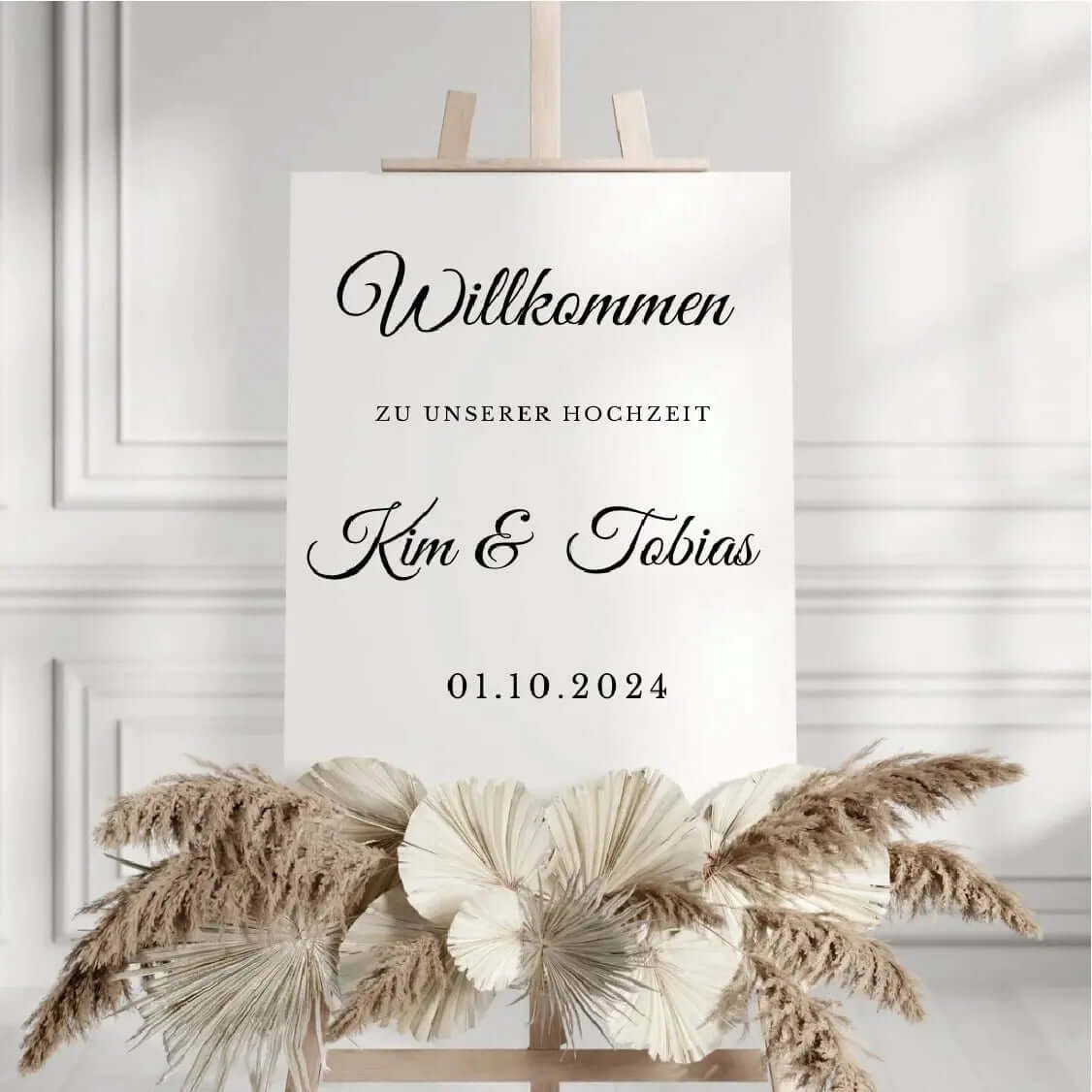 Hochzeisschild Aufkleber - Selfmadeplott